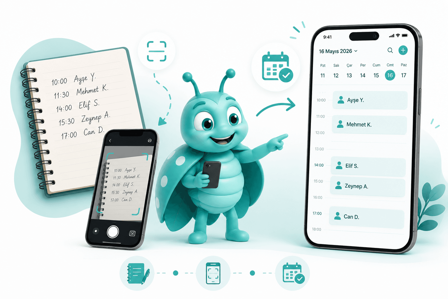 From Paper Notebook to Digital Calendar in Seconds